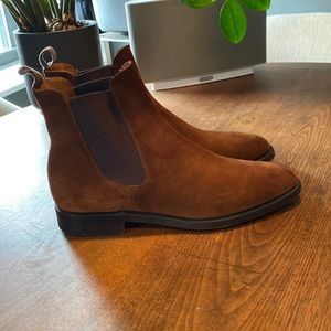 Mens Church’s Brown Suede Chelsea Boot. US 12/EU 46, Worn/Excellent condition.